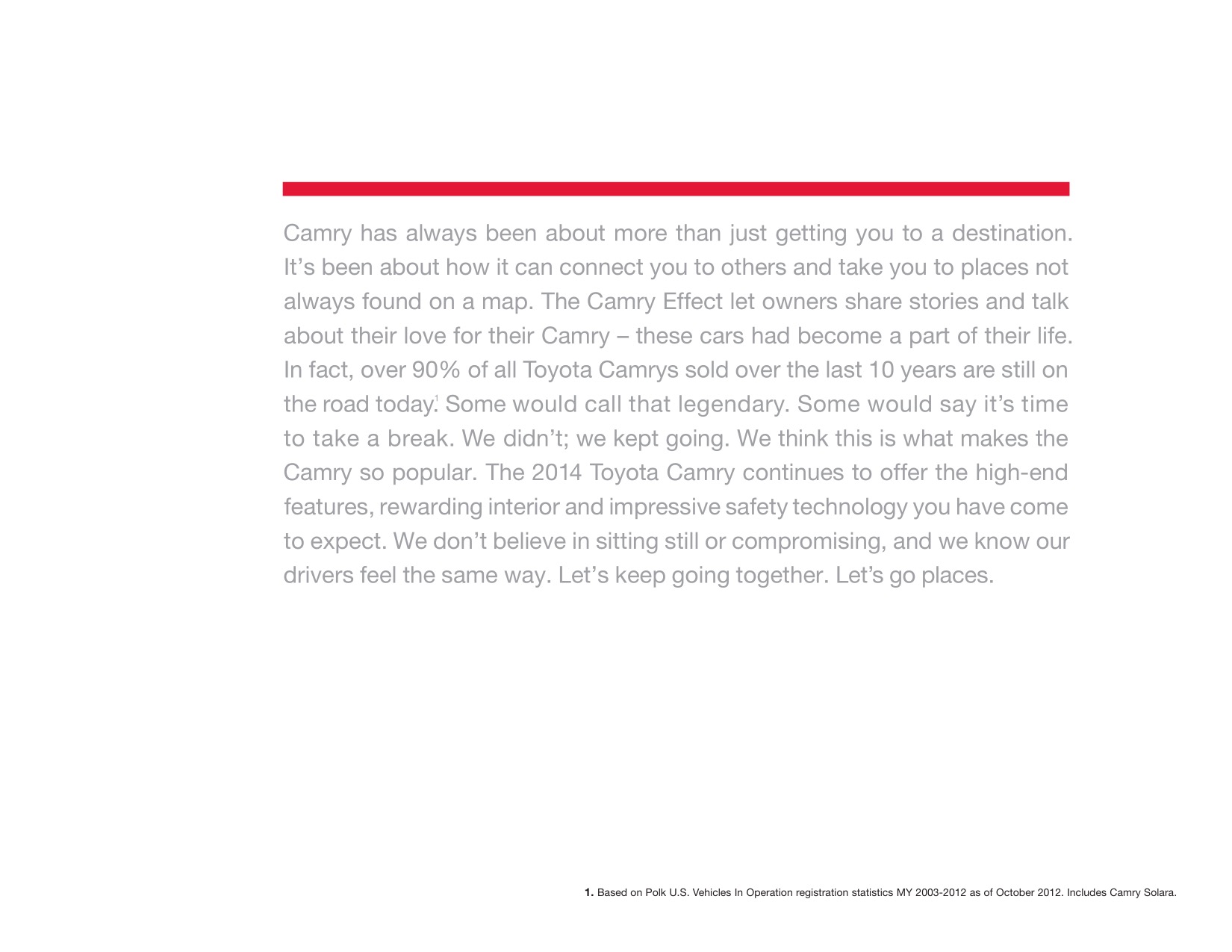 2014 Toyota Camry Brochure Page 32